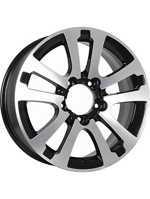 Колесный диск K&K Сахара-Patriot (КС1056) 7xR18 5x139.7 ET35 DIA108.5 Алмаз черный