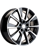 KHW1802 Колесный диск KHOMEN KHW1802 7xR18 5x114.3 ET35 DIA66.1 Black-FP 